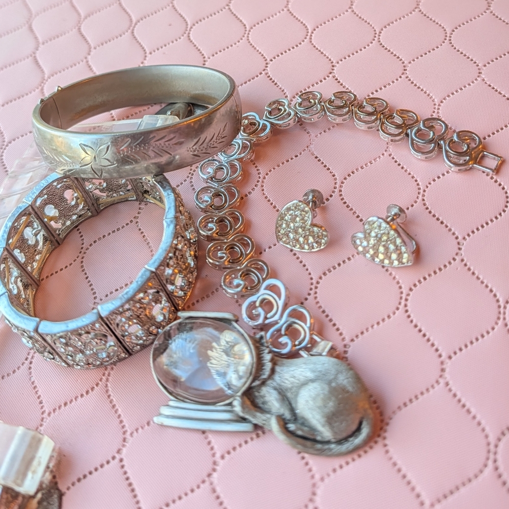 Vintage Silver Jewelry Lot